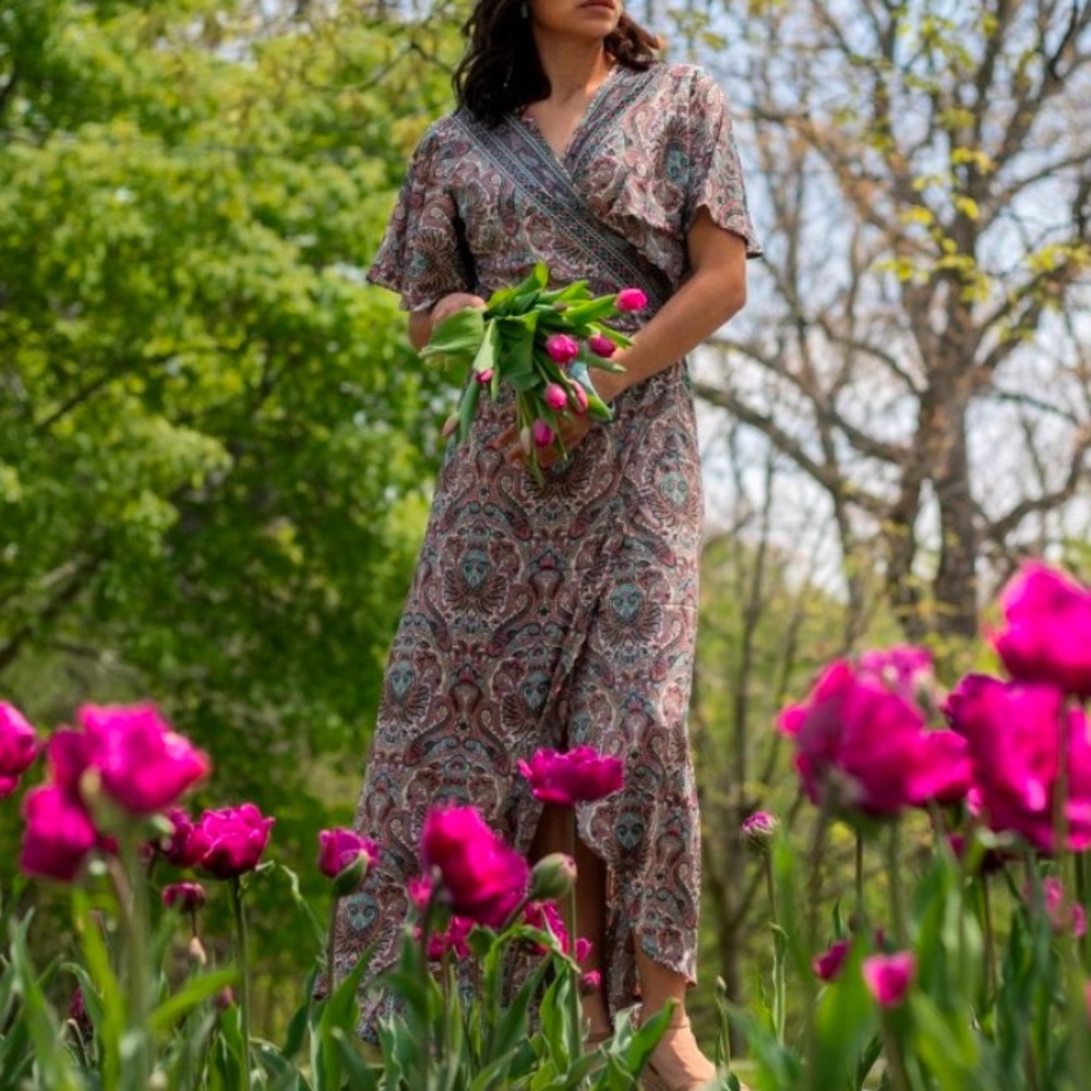 Lemonwood wrap dress